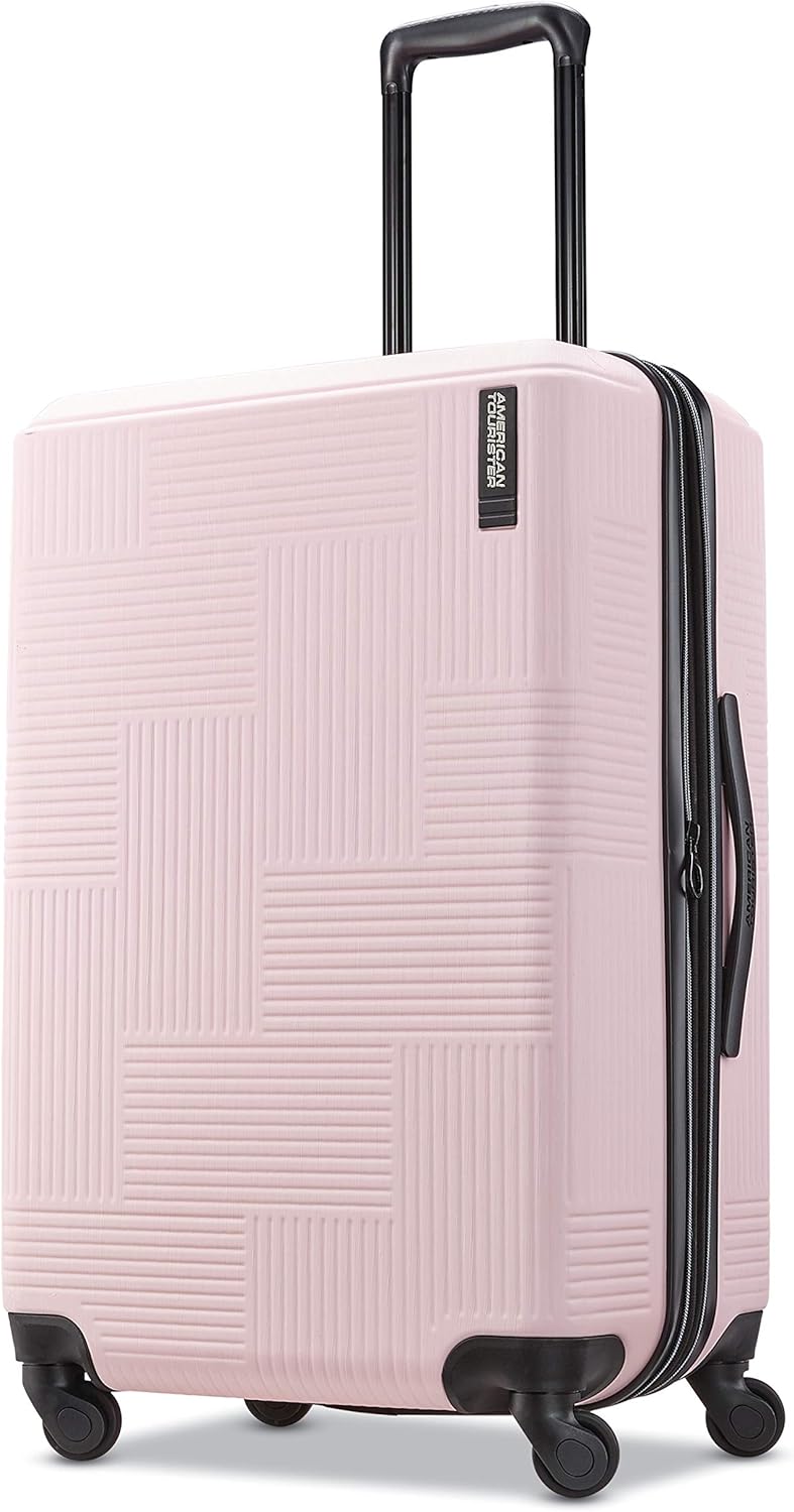 American Tourister Stratum XLT Expandable Hardside Luggage with Spinner Wheels, Pink Blush, Carry-On 21-Inch - Image 16