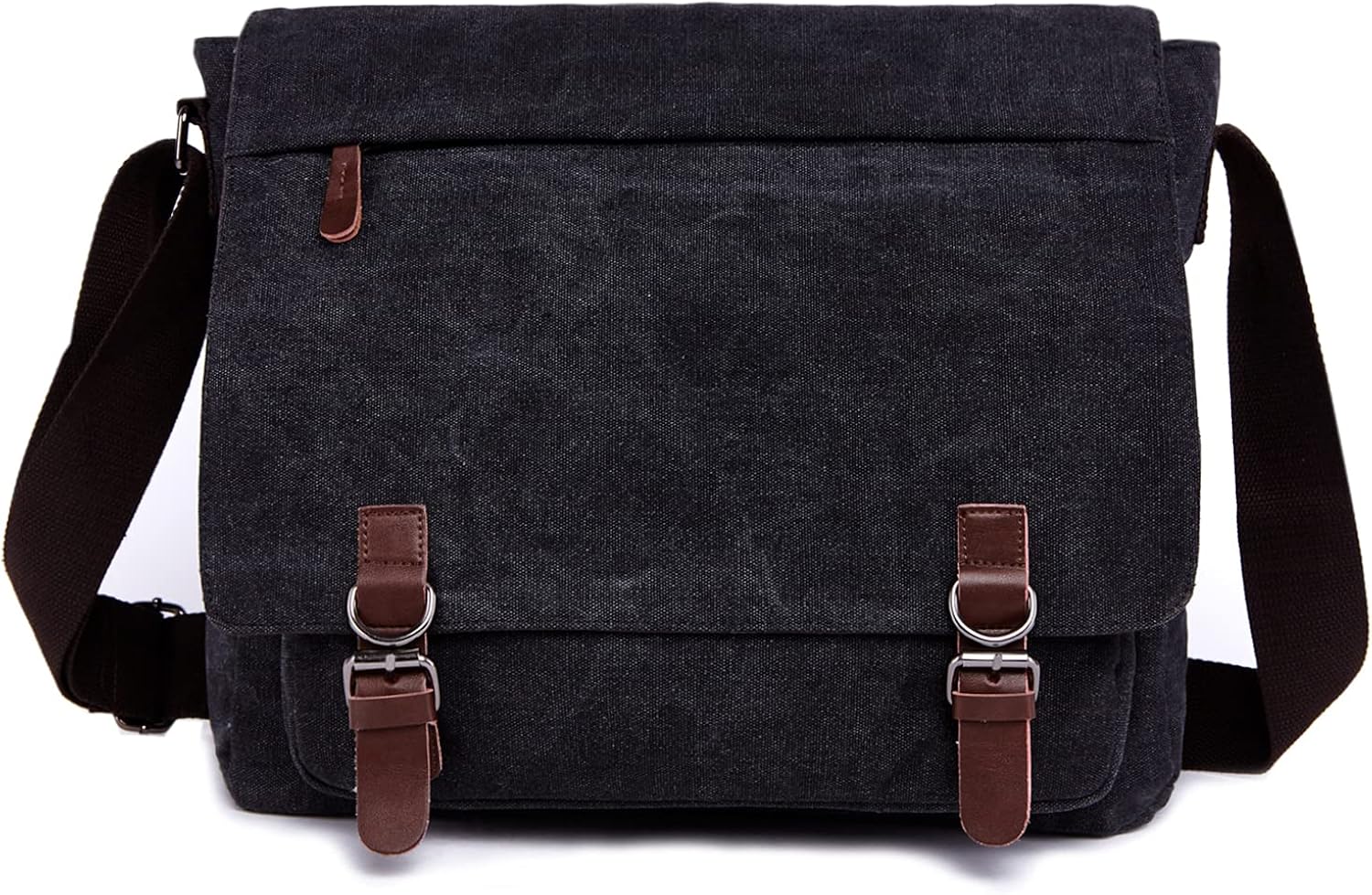 Canvas Messenger Bag for Men Women,Travel Satchel Shoulder bag 15.6 Inch Laptop Bag briefcase Business - Image 11