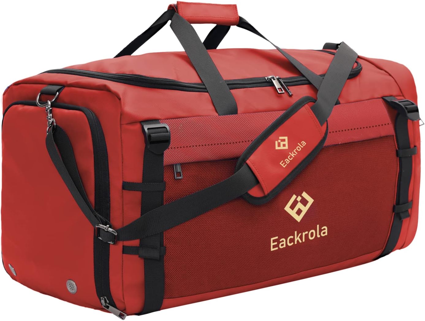 Eackrola Large Sports Gym Bag, Travel Duffel bag with Wet Pocket & Shoes Compartment for men women, 65L, Lightweight - Image 9