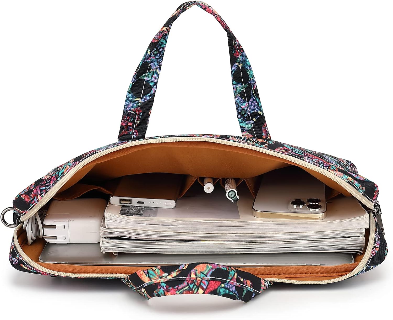 EZrelia Multi-functional 15.6 Inch Laptop Bag Messenger Bag Shoulder Bag WaterProof Briefcase - Image 7