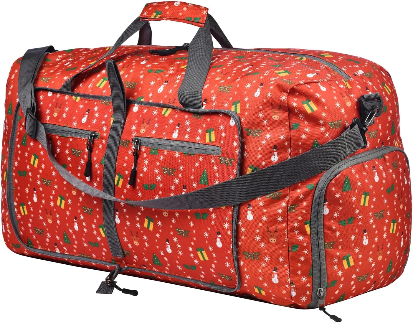 Felipe Varela 65L Duffle Bag with Shoes Compartment and Adjustable Strap,Foldable Travel Duffel Bags for Men Women,Waterproof Duffel Bags - Image 24
