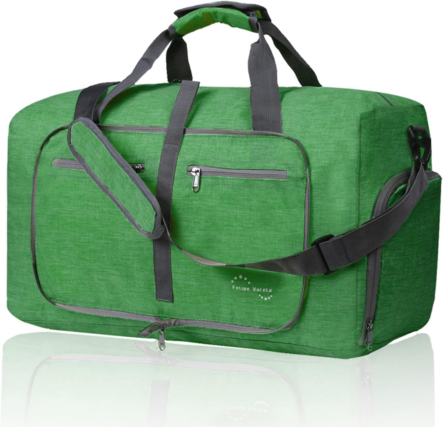Felipe Varela 65L Duffle Bag with Shoes Compartment and Adjustable Strap,Foldable Travel Duffel Bags for Men Women,Waterproof Duffel Bags - Image 11