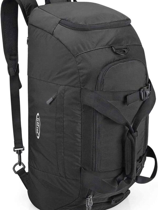 G4Free 40L 3-Way Duffle Bag Backpack Gym Bag for Men Women Sports Duffel Bag with Shoe Compartment Travel Backpack Luggage