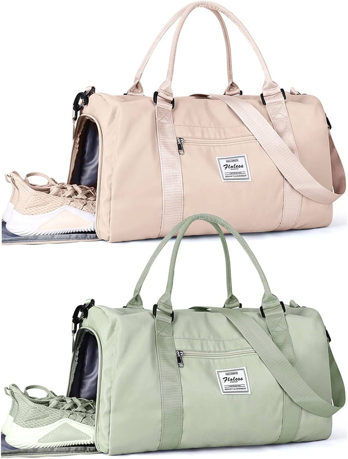 Gym Bag Womens Mens with Shoes Compartment and Wet Pocket,Travel Duffel Bag for Women for Plane,Sport Gym Tote Bags Swimming Yoga,Waterproof Weekend Overnight Bag Carry on Bag Hospital Holdalls - Image 22