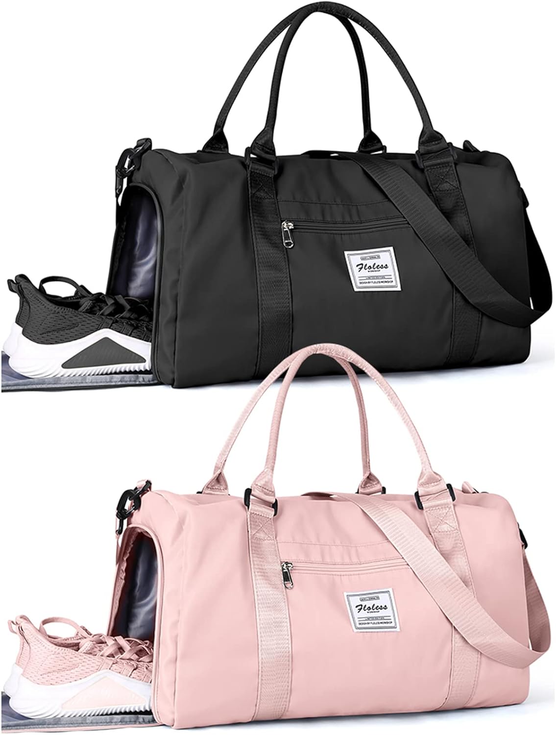 Gym Bag Womens Mens with Shoes Compartment and Wet Pocket,Travel Duffel Bag for Women for Plane,Sport Gym Tote Bags Swimming Yoga,Waterproof Weekend Overnight Bag Carry on Bag Hospital Holdalls - Image 21