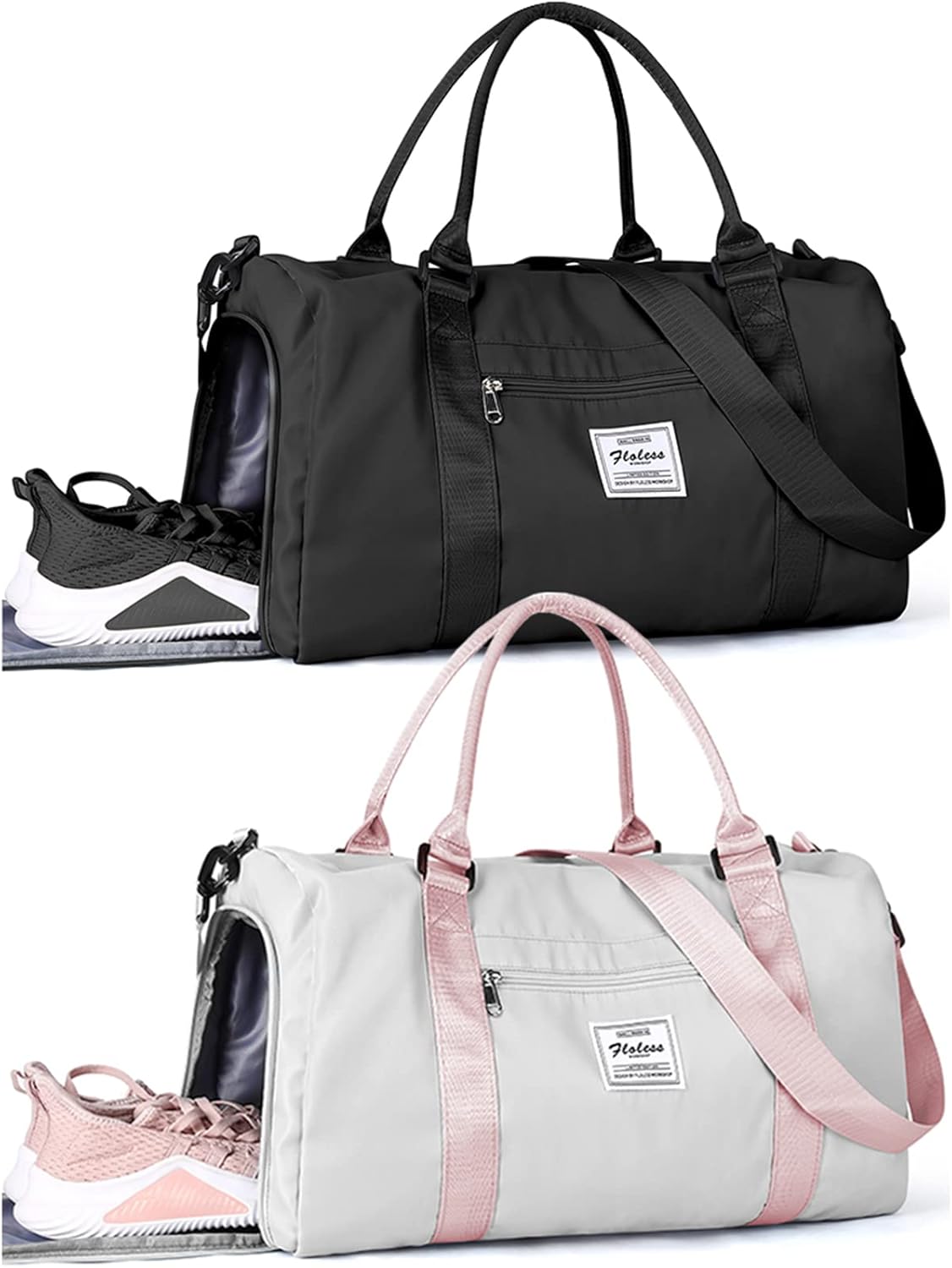 Gym Bag Womens Mens with Shoes Compartment and Wet Pocket,Travel Duffel Bag for Women for Plane,Sport Gym Tote Bags Swimming Yoga,Waterproof Weekend Overnight Bag Carry on Bag Hospital Holdalls - Image 45