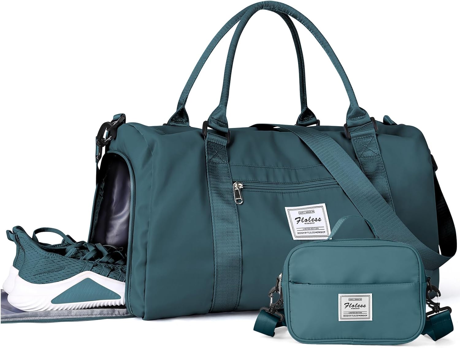 Gym Bag Womens Mens with Shoes Compartment and Wet Pocket,Travel Duffel Bag for Women for Plane,Sport Gym Tote Bags Swimming Yoga,Waterproof Weekend Overnight Bag Carry on Bag Hospital Holdalls - Image 38
