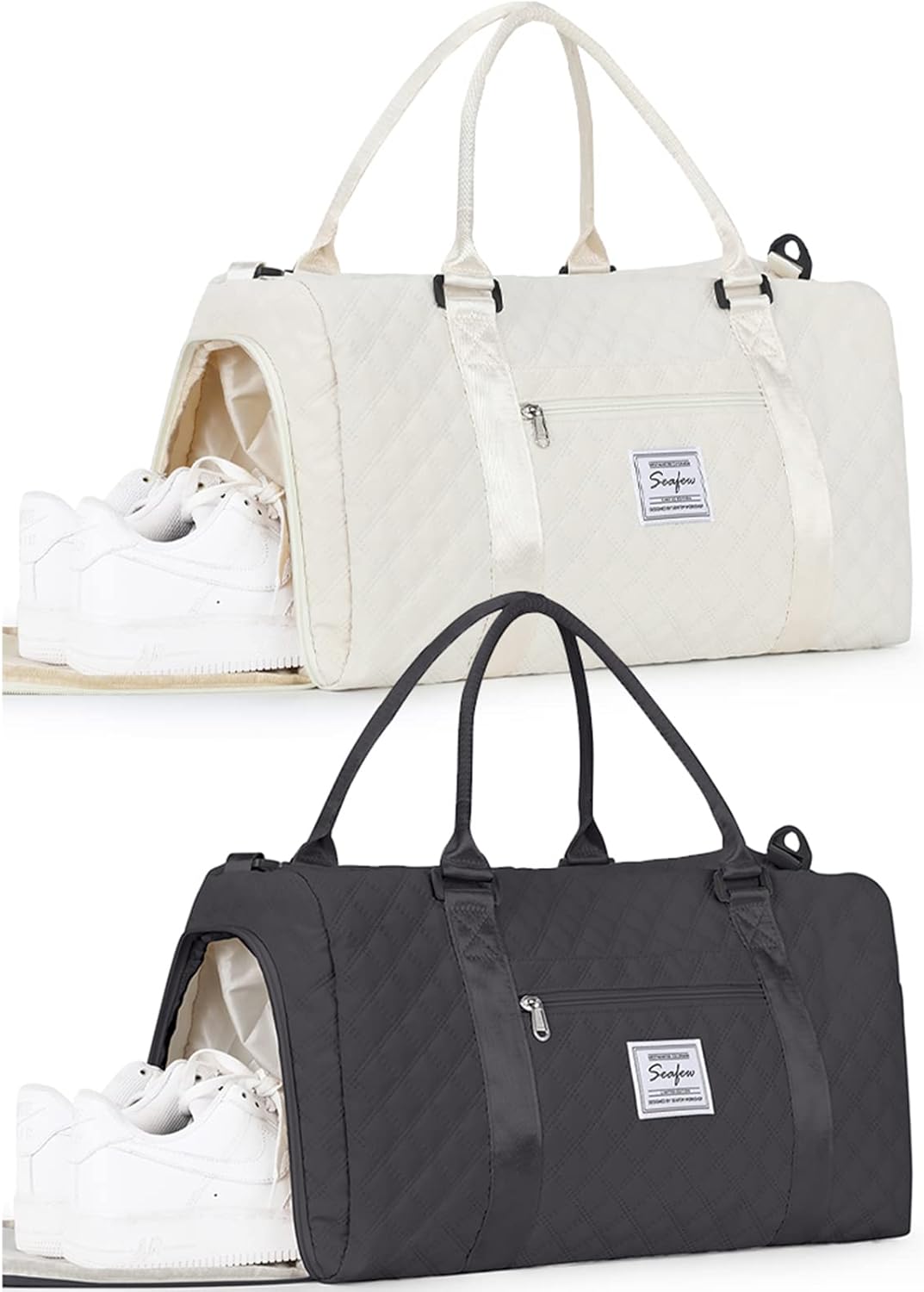 Gym Bag Womens Mens with Shoes Compartment and Wet Pocket,Travel Duffel Bag for Women for Plane,Sport Gym Tote Bags Swimming Yoga,Waterproof Weekend Overnight Bag Carry on Bag Hospital Holdalls - Image 29