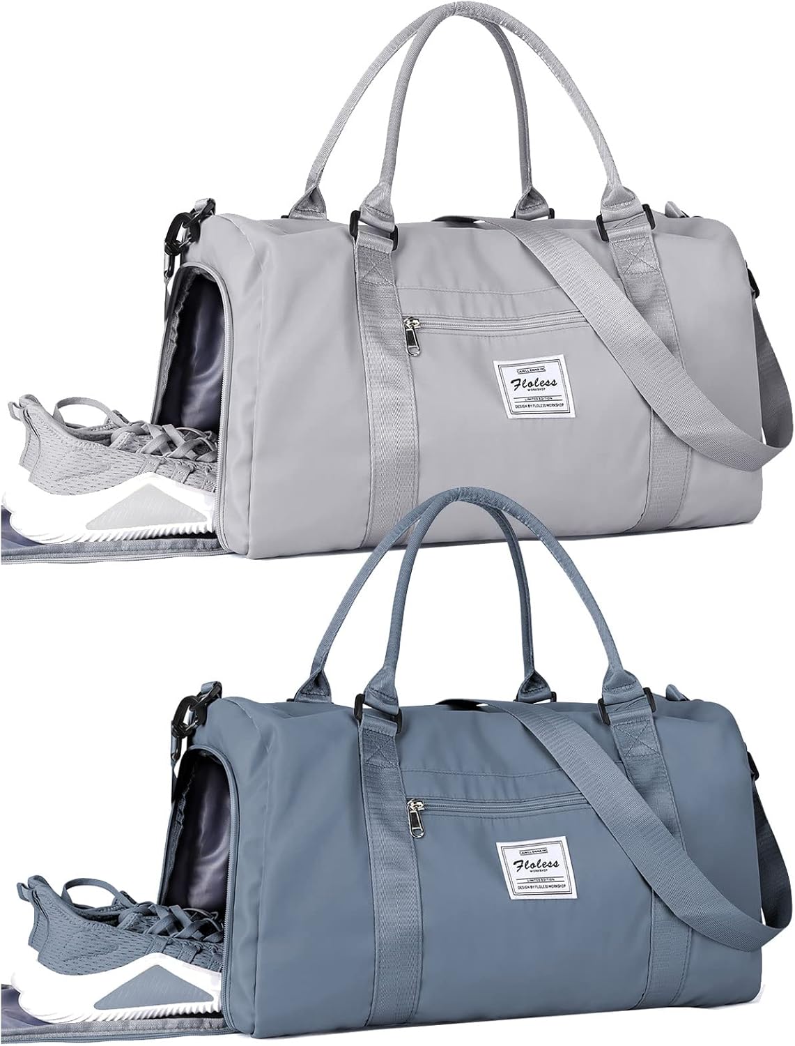 Gym Bag Womens Mens with Shoes Compartment and Wet Pocket,Travel Duffel Bag for Women for Plane,Sport Gym Tote Bags Swimming Yoga,Waterproof Weekend Overnight Bag Carry on Bag Hospital Holdalls - Image 37