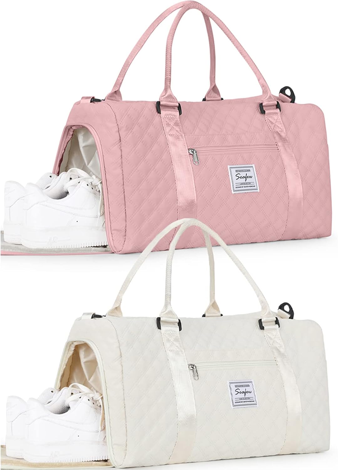 Gym Bag Womens Mens with Shoes Compartment and Wet Pocket,Travel Duffel Bag for Women for Plane,Sport Gym Tote Bags Swimming Yoga,Waterproof Weekend Overnight Bag Carry on Bag Hospital Holdalls - Image 40