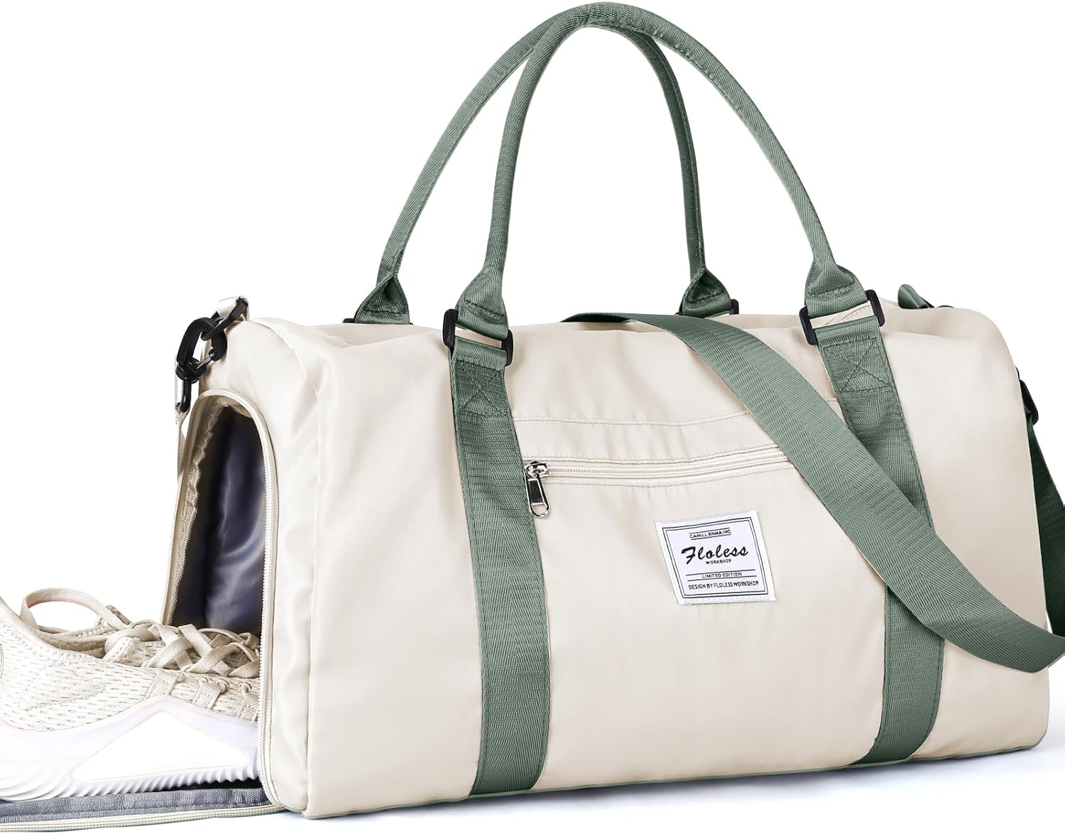 Gym Bag Womens Mens with Shoes Compartment and Wet Pocket,Travel Duffel Bag for Women for Plane,Sport Gym Tote Bags Swimming Yoga,Waterproof Weekend Overnight Bag Carry on Bag Hospital Holdalls - Image 14