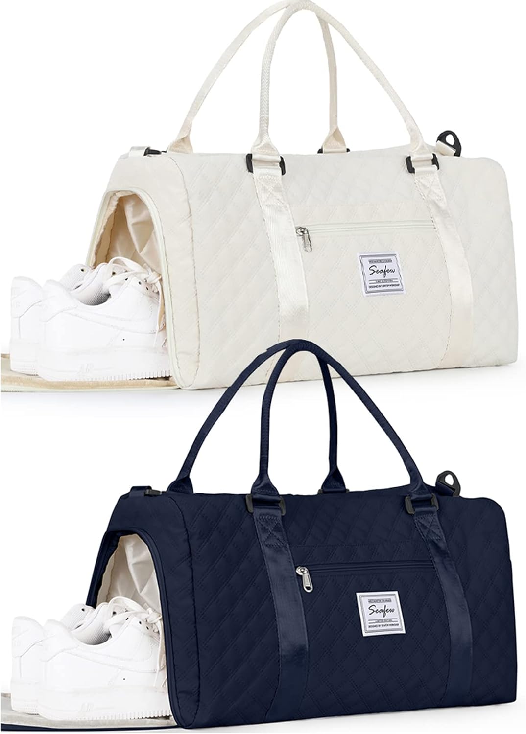 Gym Bag Womens Mens with Shoes Compartment and Wet Pocket,Travel Duffel Bag for Women for Plane,Sport Gym Tote Bags Swimming Yoga,Waterproof Weekend Overnight Bag Carry on Bag Hospital Holdalls - Image 43