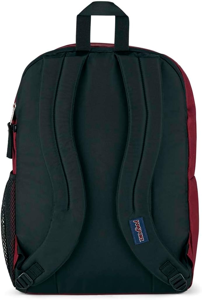 JanSport Big Laptop Backpack for College - Computer Bag with 2 Compartments, Ergonomic Shoulder Straps, 15\u201D Laptop Sleeve, Haul Handle - Book Rucksack, Russet Red - Image 2
