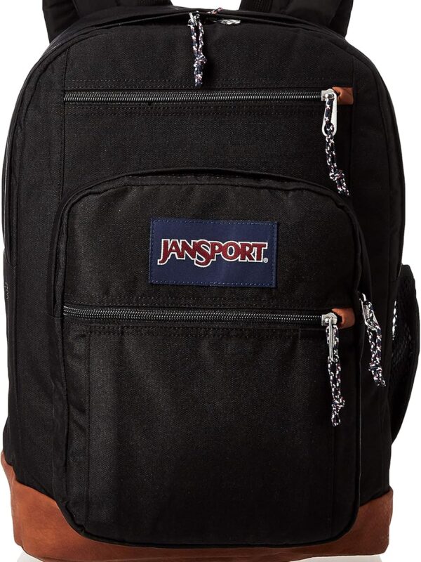 JanSport Cool Backpack, with 15-inch Laptop Sleeve, Black - Large Computer Bag Rucksack with 2 Compartments, Ergonomic Straps
