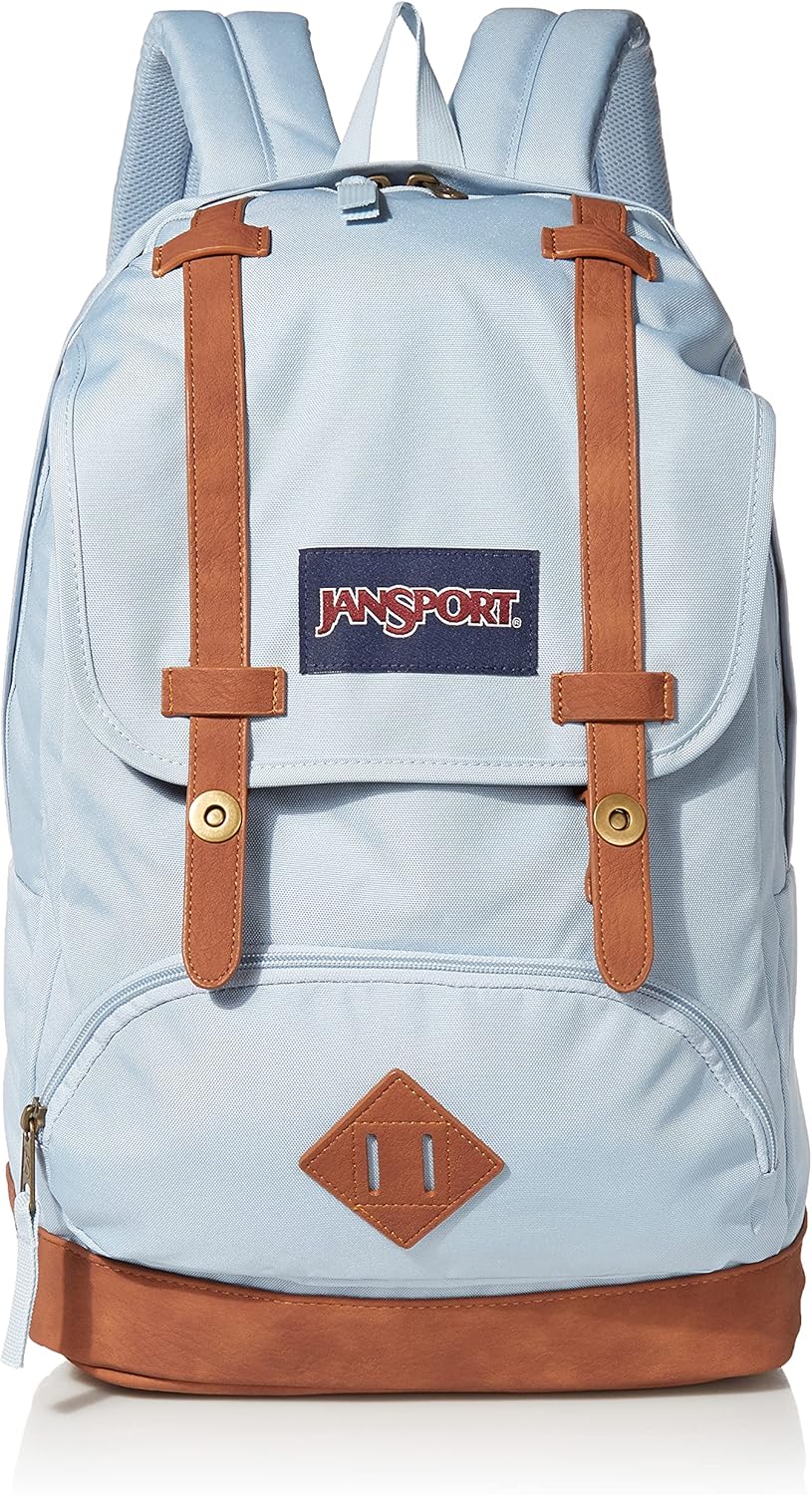 JanSport Cortlandt Laptop Backpack, Misty Rose, 15\u201D Laptop Sleeve-Synthetic Leather Shoulder Computer Bag with Large Compartment, Padded Straps-Book Rucksack for Men, Women - Image 5