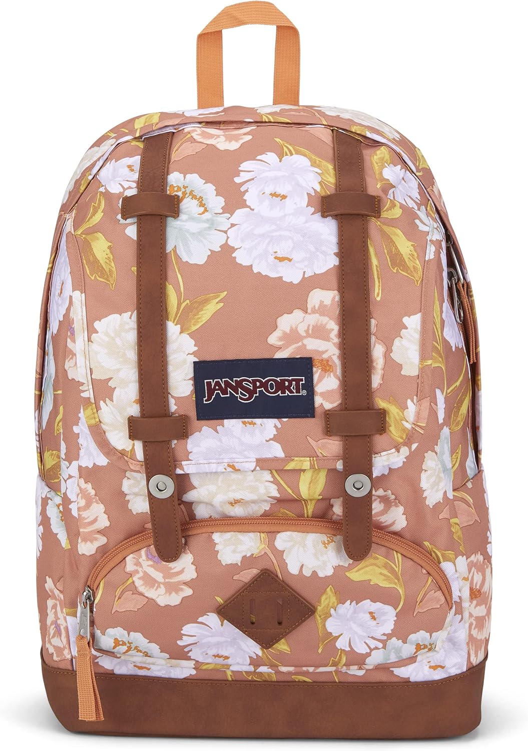 JanSport Cortlandt Laptop Backpack, Misty Rose, 15\u201D Laptop Sleeve-Synthetic Leather Shoulder Computer Bag with Large Compartment, Padded Straps-Book Rucksack for Men, Women - Image 7