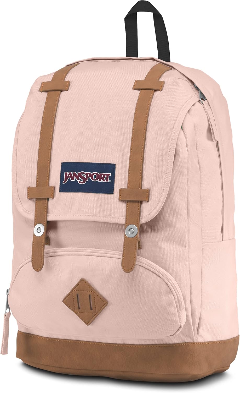 JanSport Cortlandt Laptop Backpack, Misty Rose, 15\u201D Laptop Sleeve-Synthetic Leather Shoulder Computer Bag with Large Compartment, Padded Straps-Book Rucksack for Men, Women - Image 2