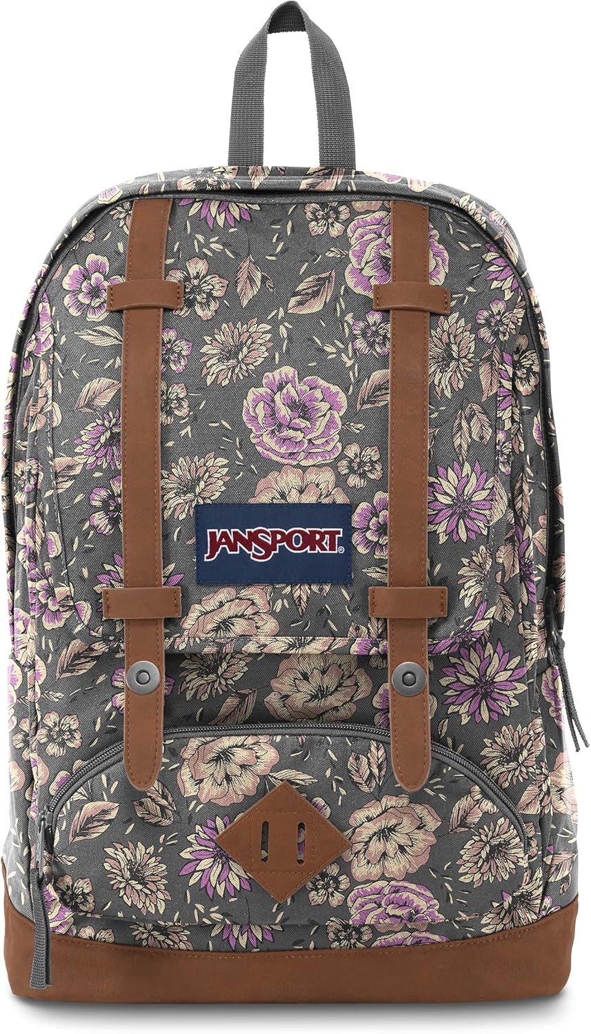 JanSport Cortlandt Laptop Backpack, Misty Rose, 15\u201D Laptop Sleeve-Synthetic Leather Shoulder Computer Bag with Large Compartment, Padded Straps-Book Rucksack for Men, Women - Image 6