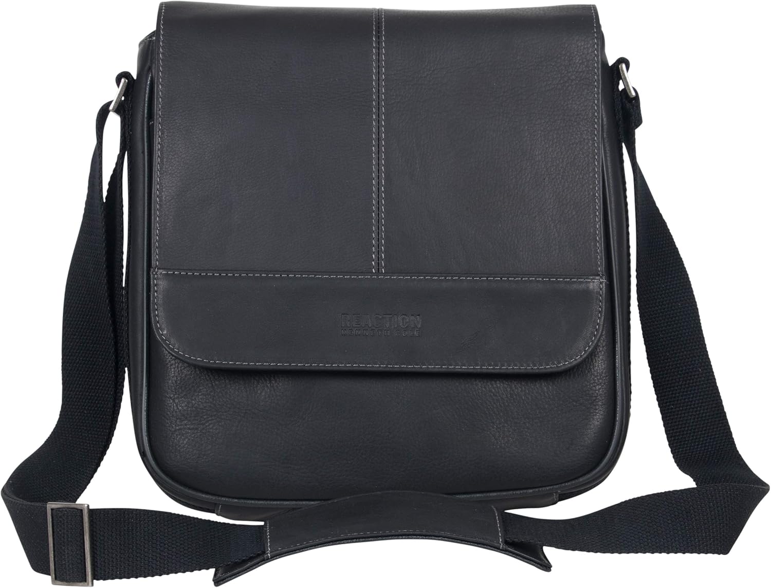 Kenneth Cole REACTION Manhattan Shoulder Satchel Colombian Leather Computer & Tablet Travel Briefcase, Black Laptop Messenger, Laptop Messenger Bag - Image 11