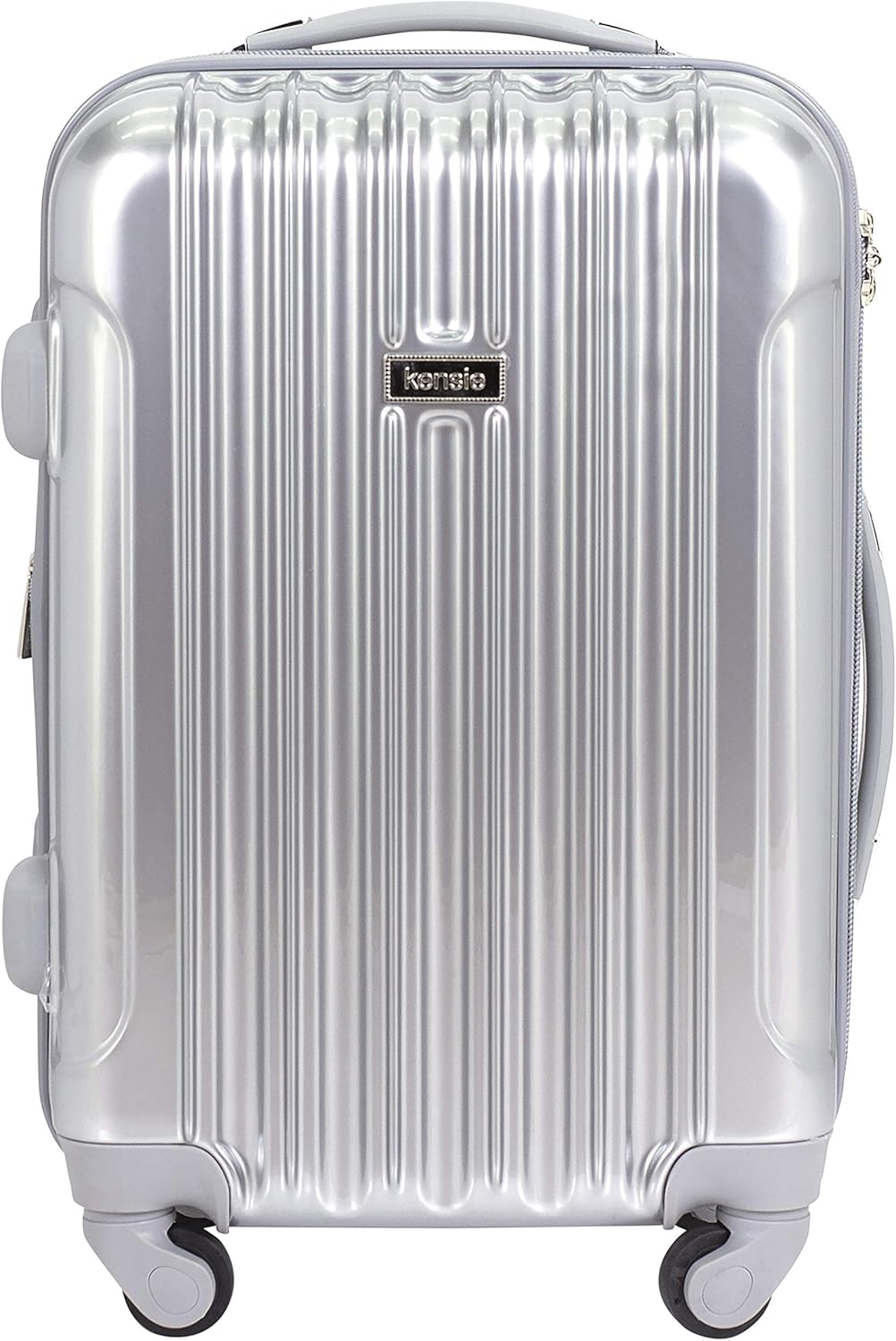 kensie Women's Alma Hardside Spinner Luggage, Expandable, Rose Gold, Carry-On 20-Inch - Image 11