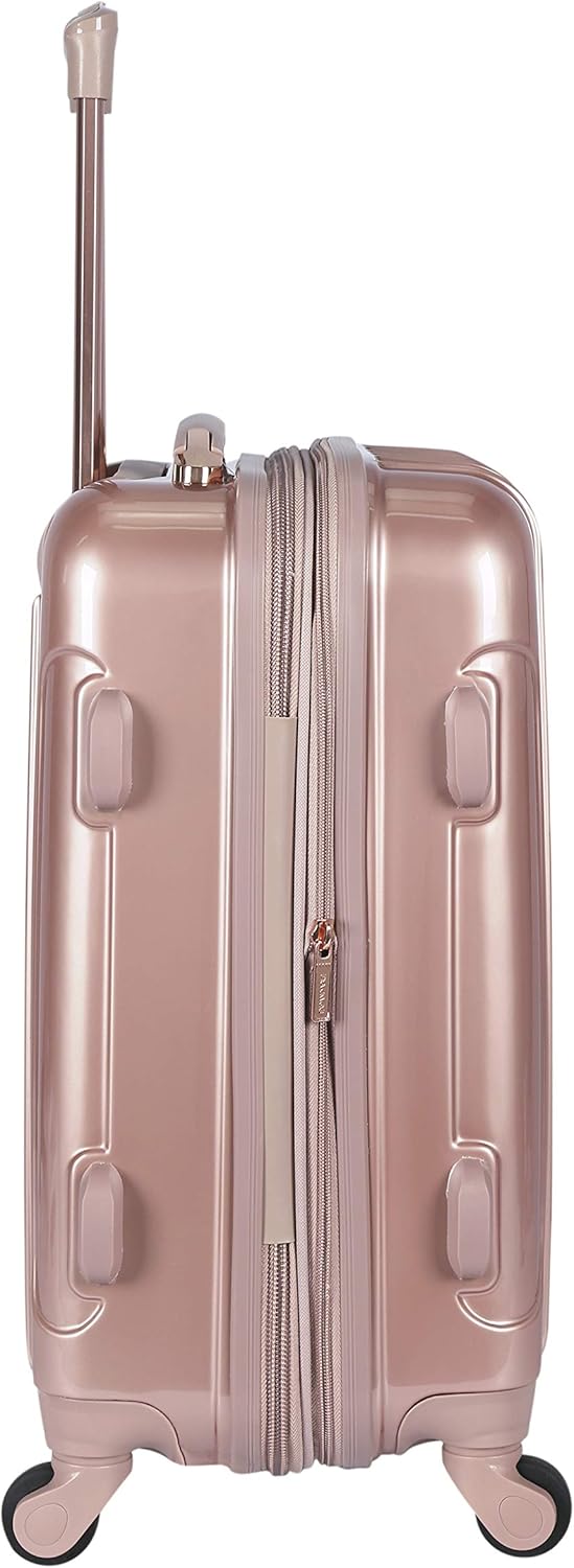 kensie Women's Alma Hardside Spinner Luggage, Expandable, Rose Gold, Carry-On 20-Inch - Image 5