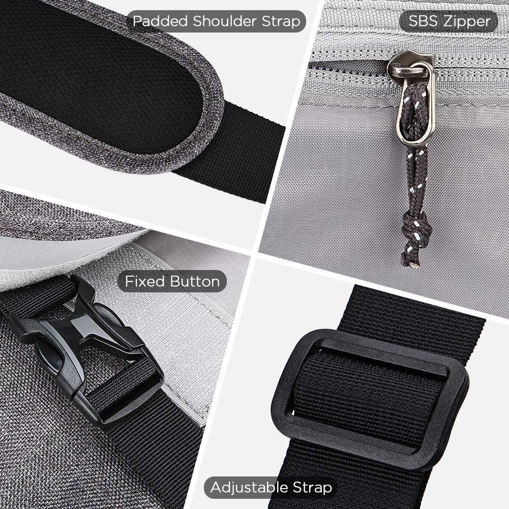 OIWAS Messenger Bag for Women - Canvas 15.6 Inch Laptop Satchel Computer Briefcase Mens Crossbody Bag - Image 6