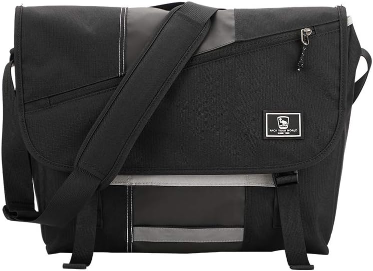 OIWAS Messenger Bag for Women - Canvas 15.6 Inch Laptop Satchel Computer Briefcase Mens Crossbody Bag - Image 11
