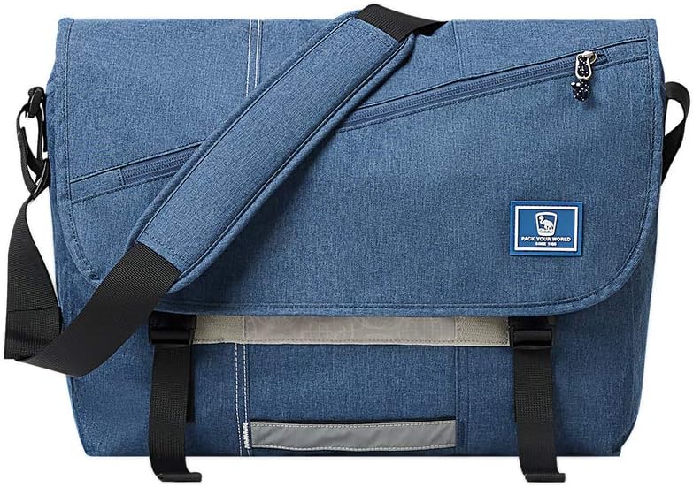 OIWAS Messenger Bag for Women - Canvas 15.6 Inch Laptop Satchel Computer Briefcase Mens Crossbody Bag - Image 12