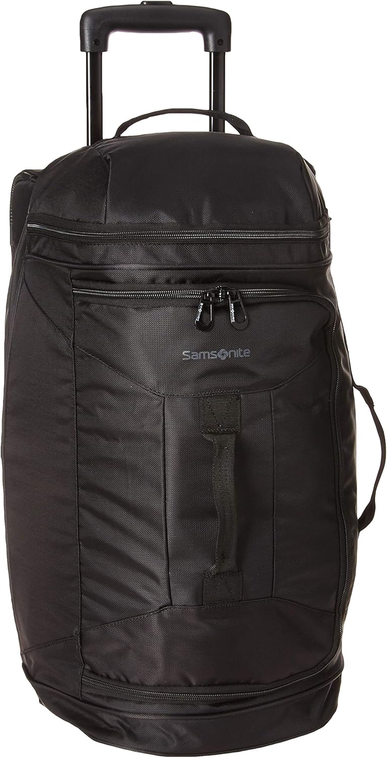 Samsonite Andante 2 Wheeled Rolling Duffel Bag, All Black, 28-Inch - Image 14