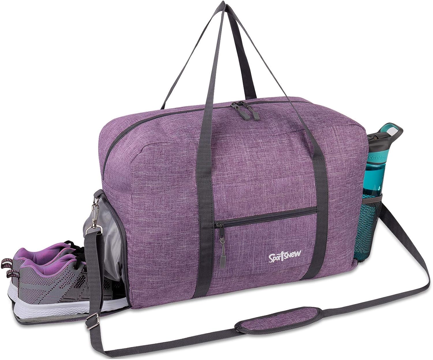 Sports Gym Bag with Wet Pocket & Shoes Compartment, Travel Duffel Bag for Men and Women Lightweight - Image 12