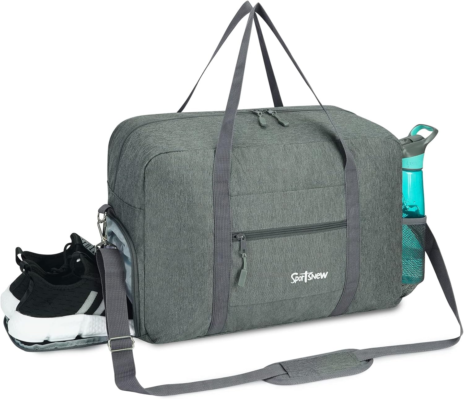 Sports Gym Bag with Wet Pocket & Shoes Compartment, Travel Duffel Bag for Men and Women Lightweight - Image 16