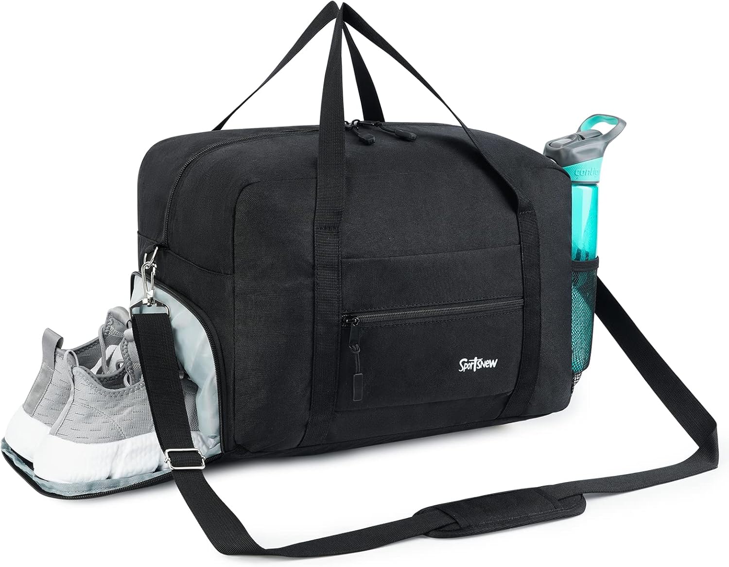 Sports Gym Bag with Wet Pocket & Shoes Compartment, Travel Duffel Bag for Men and Women Lightweight - Image 18