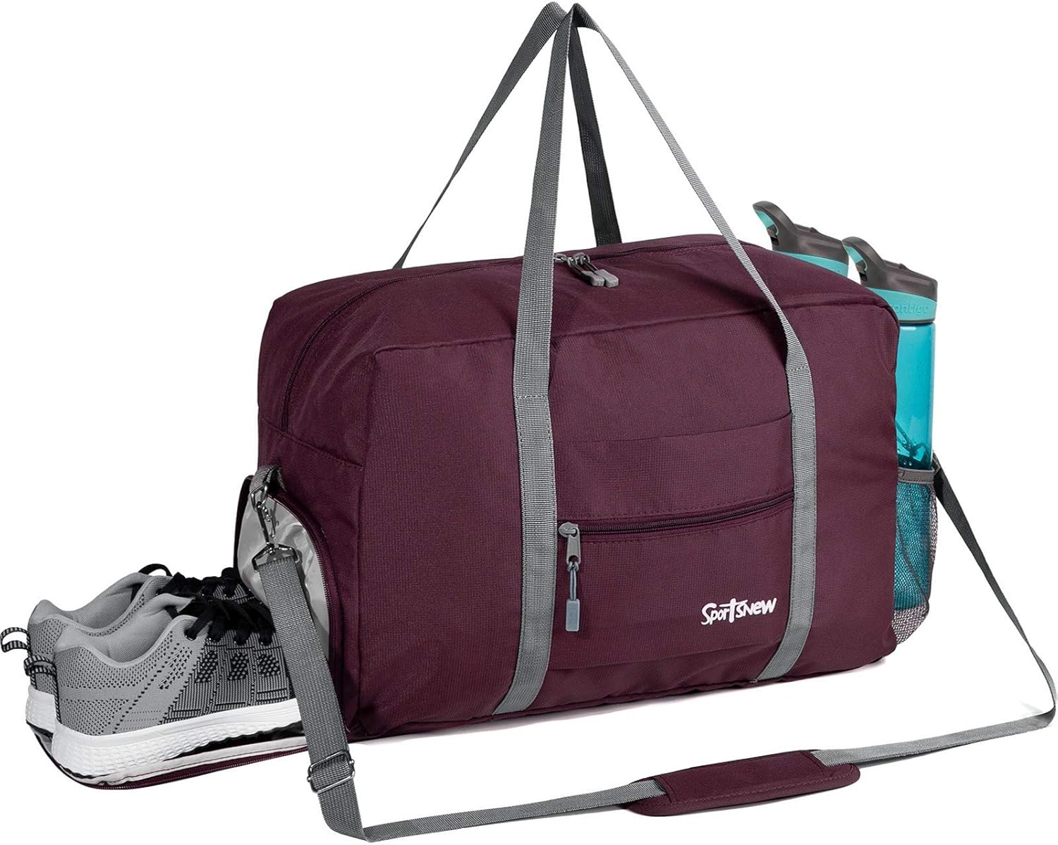 Sports Gym Bag with Wet Pocket & Shoes Compartment, Travel Duffel Bag for Men and Women Lightweight - Image 15
