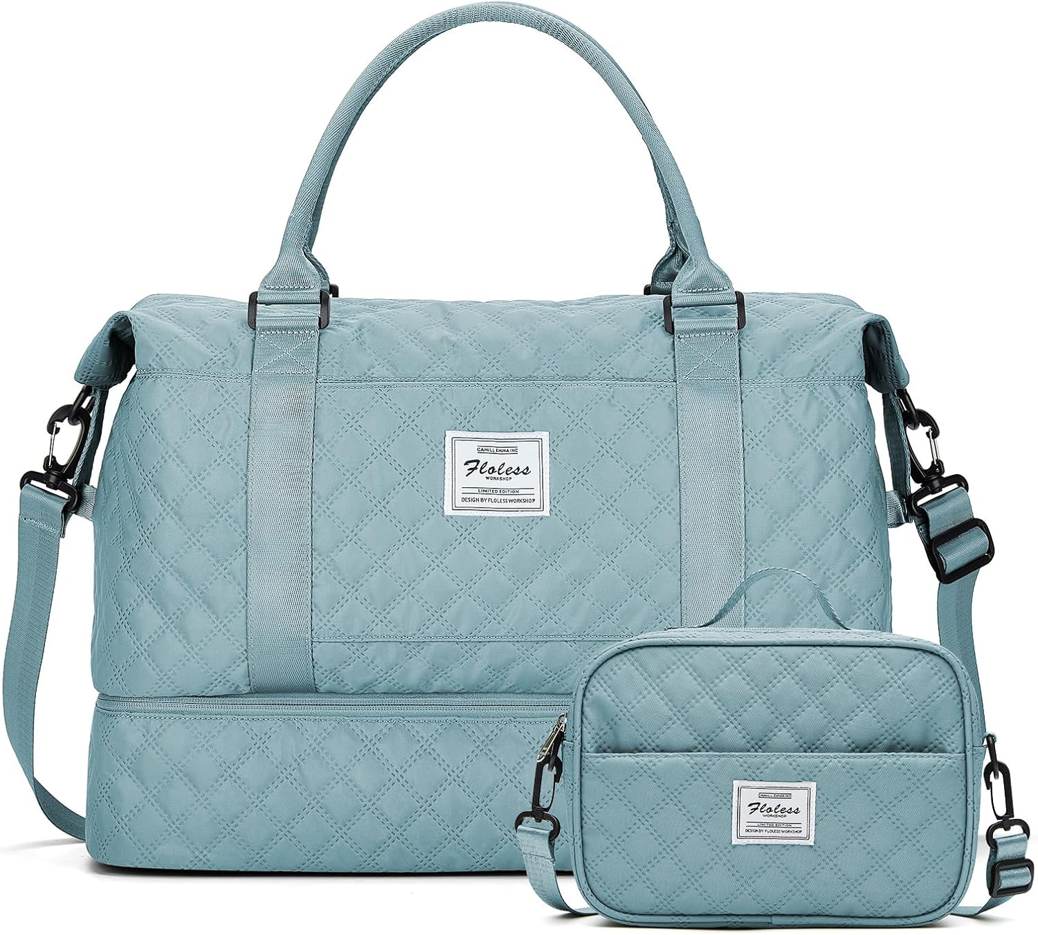 Travel Duffel Bag, Sports Tote Gym Bag, Shoulder Weekender Overnight Bag for Women - Image 57