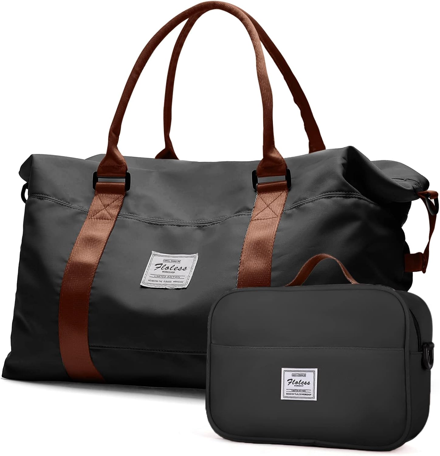 Travel Duffel Bag, Sports Tote Gym Bag, Shoulder Weekender Overnight Bag for Women - Image 108