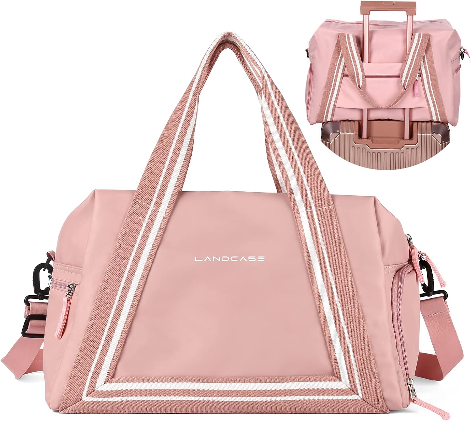 Travel Duffel Bag, Sports Tote Gym Bag, Shoulder Weekender Overnight Bag for Women - Image 72