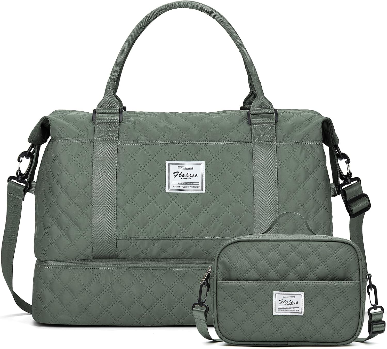 Travel Duffel Bag, Sports Tote Gym Bag, Shoulder Weekender Overnight Bag for Women - Image 55