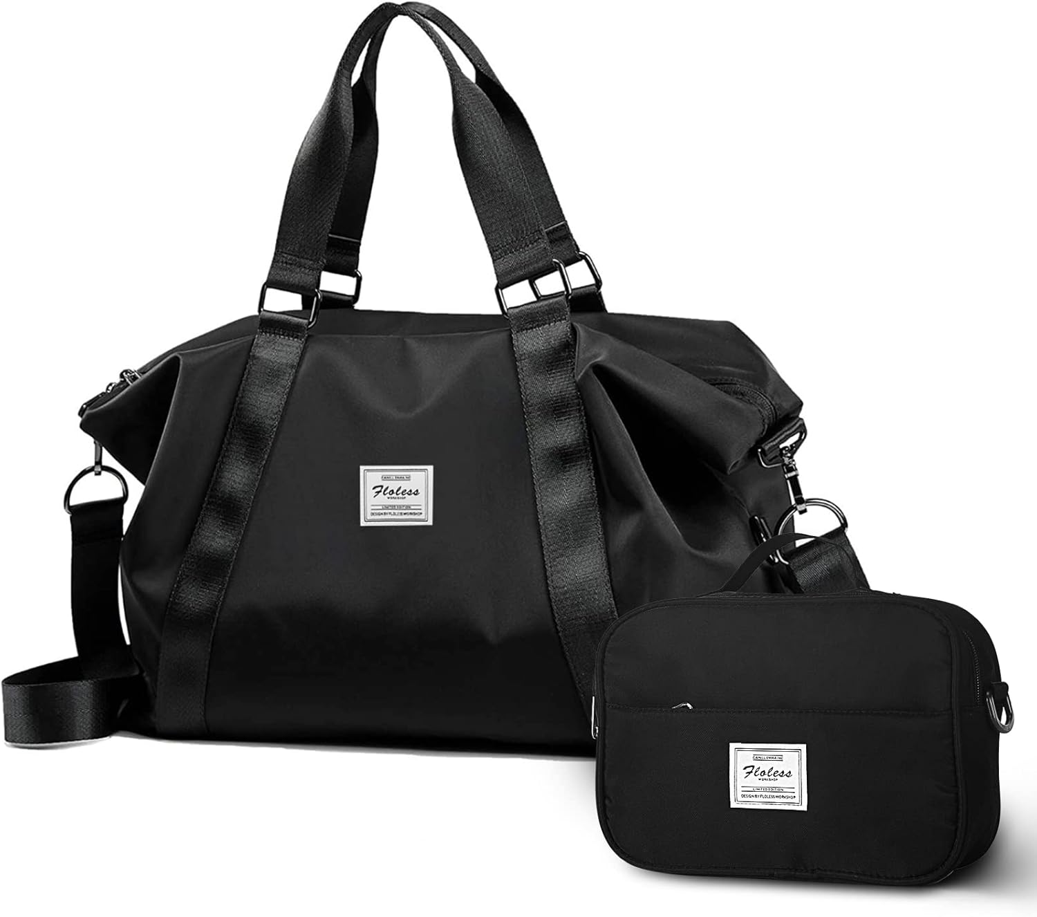Travel Duffel Bag, Sports Tote Gym Bag, Shoulder Weekender Overnight Bag for Women - Image 9