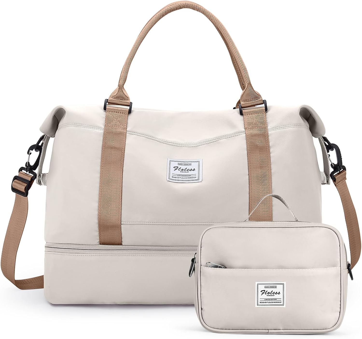 Travel Duffel Bag, Sports Tote Gym Bag, Shoulder Weekender Overnight Bag for Women - Image 91