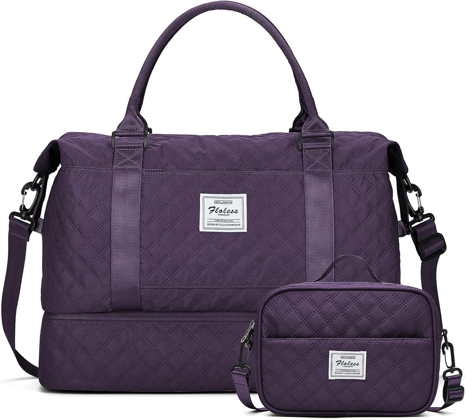 Travel Duffel Bag, Sports Tote Gym Bag, Shoulder Weekender Overnight Bag for Women - Image 112
