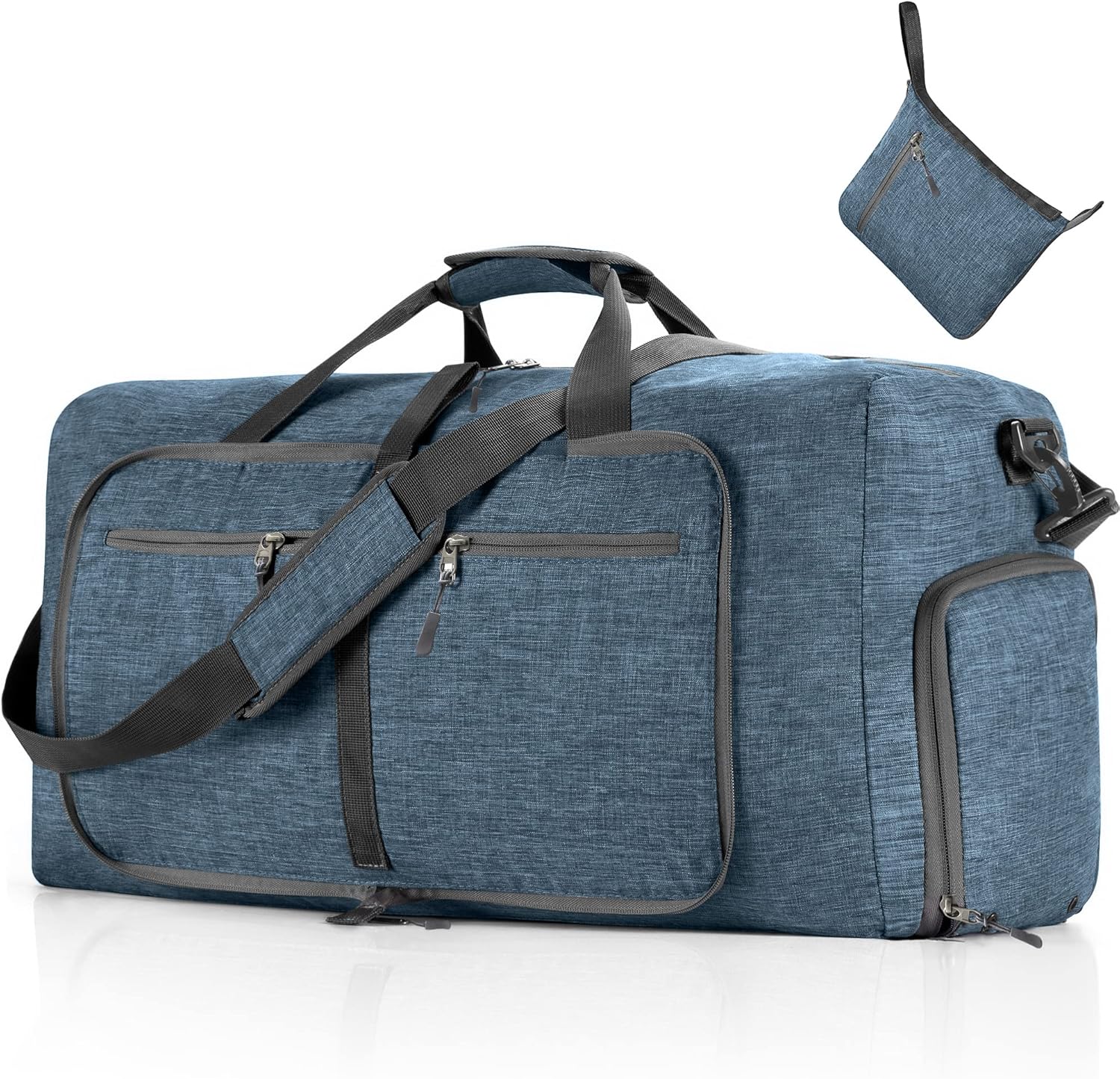 Travel Duffle Bag for Men, 65L Foldable Travel Duffel Bag with Shoes Compartment Overnight Bag for Men Women Waterproof & Tear Resistant 65L|85L|115L - Image 15