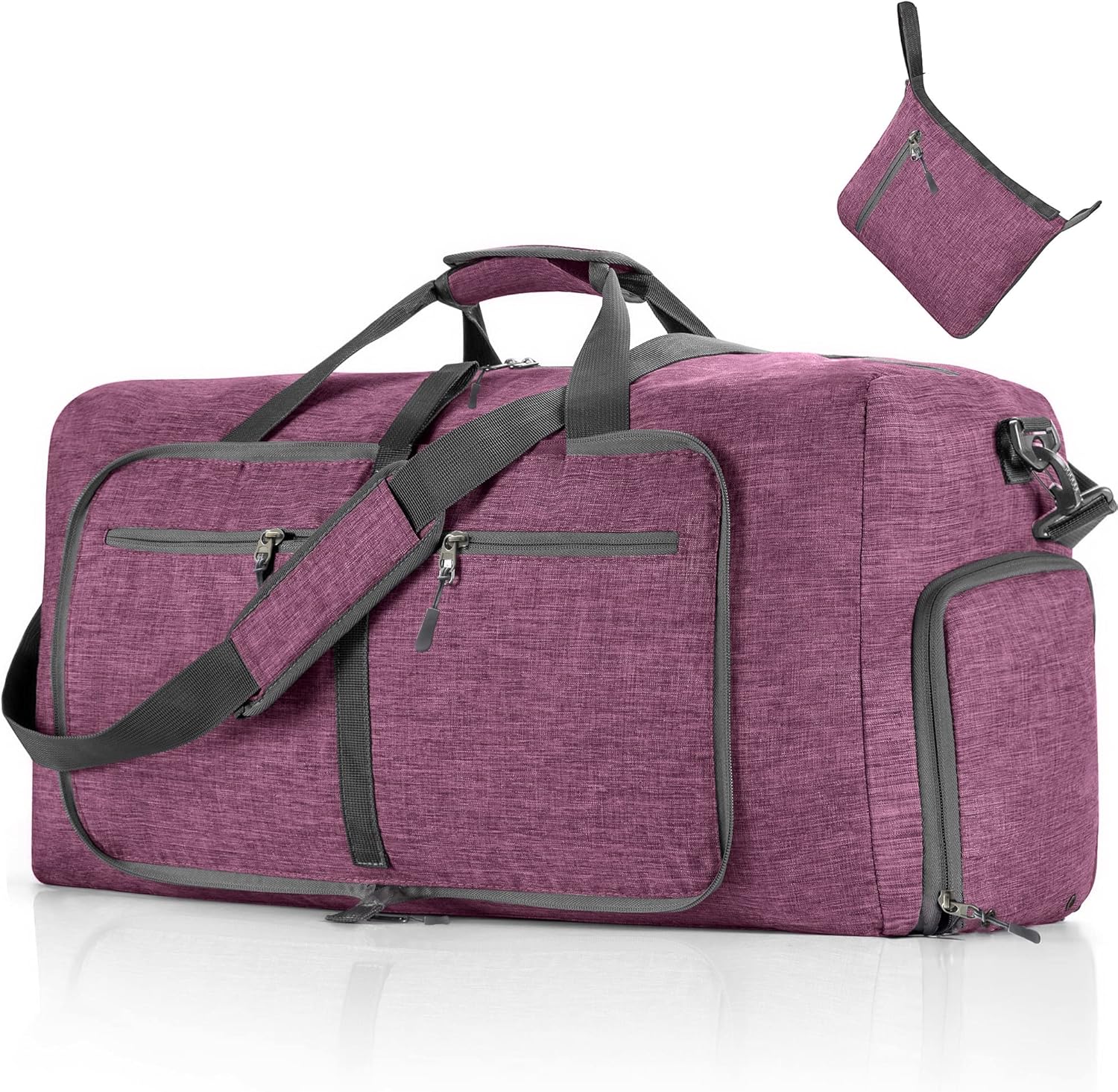 Travel Duffle Bag for Men, 65L Foldable Travel Duffel Bag with Shoes Compartment Overnight Bag for Men Women Waterproof & Tear Resistant 65L|85L|115L - Image 22
