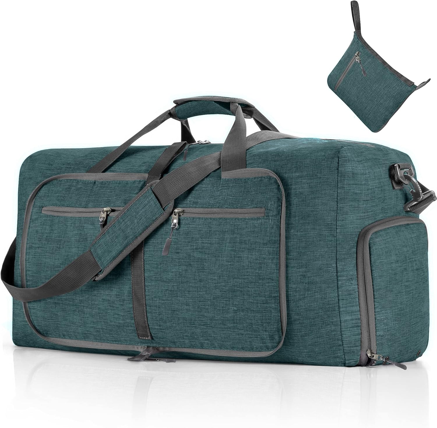 Travel Duffle Bag for Men, 65L Foldable Travel Duffel Bag with Shoes Compartment Overnight Bag for Men Women Waterproof & Tear Resistant 65L|85L|115L - Image 13