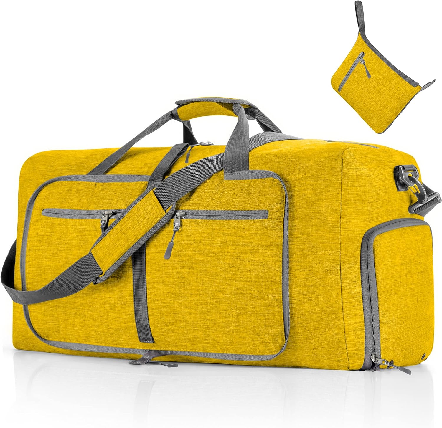 Travel Duffle Bag for Men, 65L Foldable Travel Duffel Bag with Shoes Compartment Overnight Bag for Men Women Waterproof & Tear Resistant 65L|85L|115L - Image 19