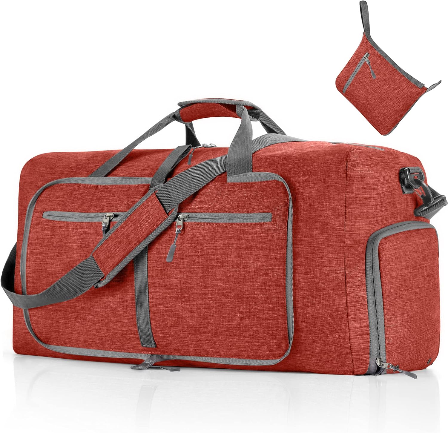 Travel Duffle Bag for Men, 65L Foldable Travel Duffel Bag with Shoes Compartment Overnight Bag for Men Women Waterproof & Tear Resistant 65L|85L|115L - Image 21