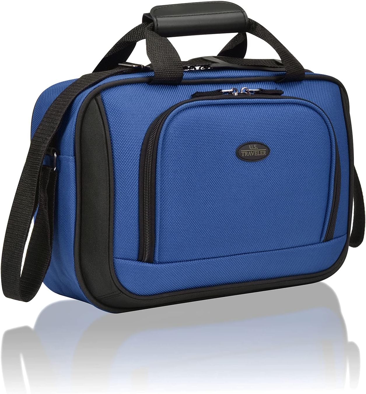 U.S. Traveler Rio Rugged Fabric Luggage, Royal Blue, 2 Wheel - Image 4