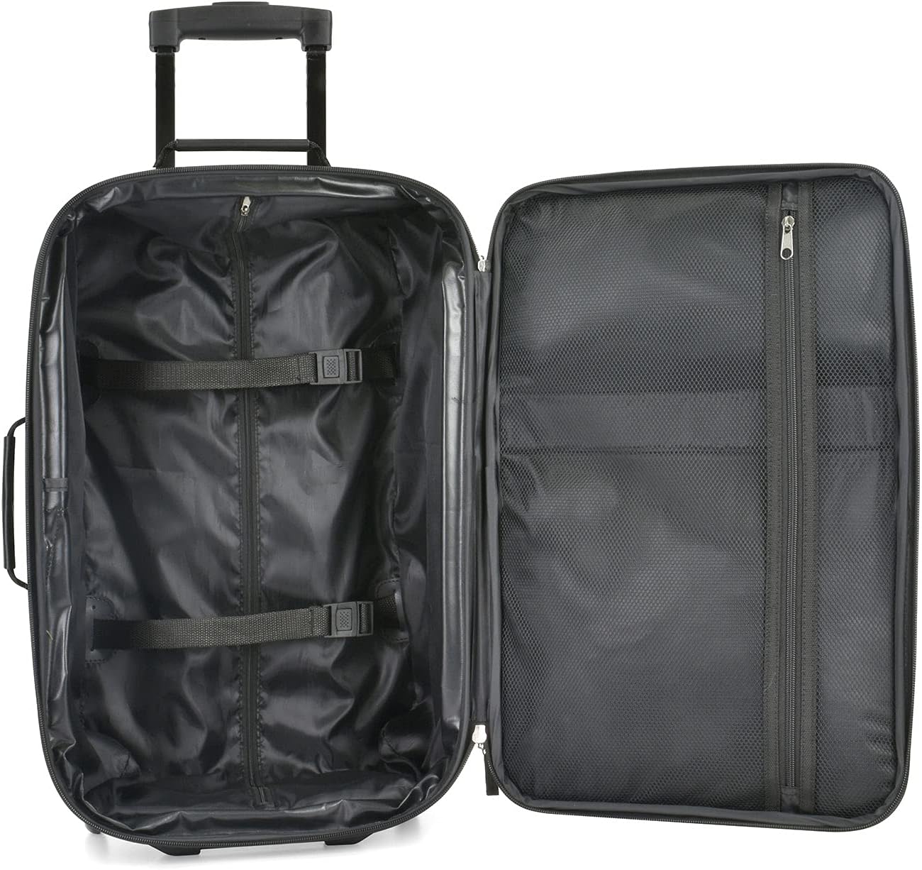 U.S. Traveler Rio Rugged Fabric Luggage, Royal Blue, 2 Wheel - Image 8
