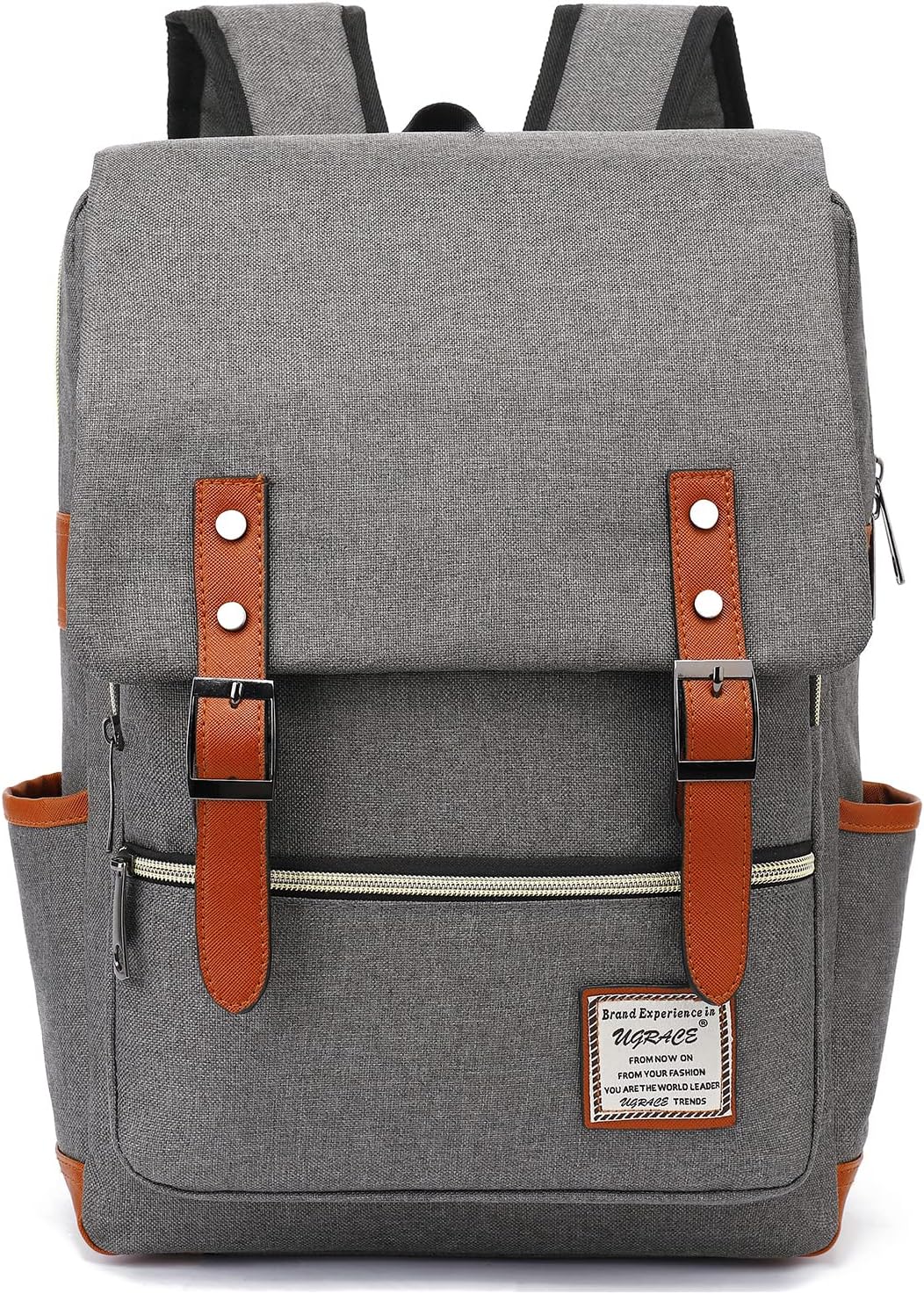UGRACE Slim Business Laptop Backpack Elegant Casual Daypacks Outdoor Sports Rucksack College Shoulder Bag for Men Women, Tear Resistant Unique Travelling Backpack Fits up to 15.6Inch Laptop in Green\u2026 - Image 11