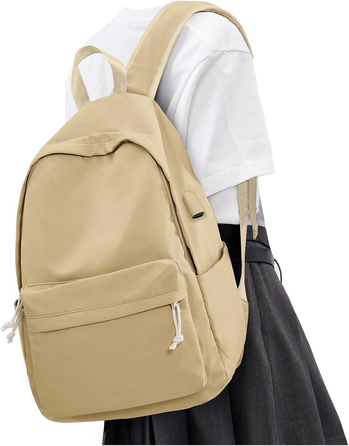 VECAVE School Backpack Black Waterproof Bookbag Casual Lightweight Travel Rucksack Daypack Backpacks for Men Women College High School Bags backpack for Boys Girls Teens - Image 14