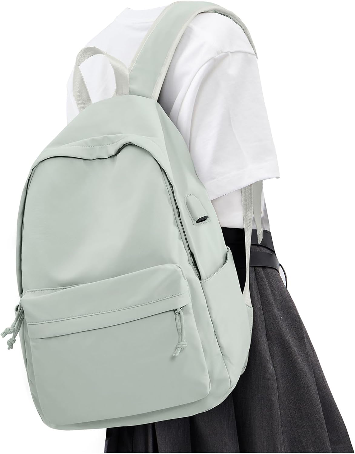 VECAVE School Backpack Black Waterproof Bookbag Casual Lightweight Travel Rucksack Daypack Backpacks for Men Women College High School Bags backpack for Boys Girls Teens - Image 22